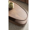 Eleonora Salontafel Nino organisch 140x65cm - bruin - Japandi