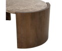 Salontafel Niklas 73x46cm - bruin | Eleonora