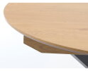 Eettafel Cesura uitschuifbaar eikenhout Ø120-160 cm