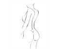Female Art Poster 35,4x45,4 Cm - WOOOD Exclusive