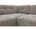 Hoekbank Viano Links stof Bella 55 Taupe Grijs gem&ecirc;leerd -  255x200x84 cm - modern