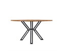 Eettafel Jayden rond mangohout 140 cm - Naturel
