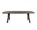 Eettafel Addo rechthoekig met ronde hoeken Mangohout 200x105x76 cm - Espresso Brown