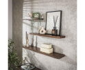 Wandplank 60 Carve - Massief acacia drift brown