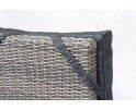 Luxury lounge stoel Princess  verstelbaar Wicker - Grijs
