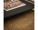 Salontafel Burlington set van 2 rechthoek Metallic - zwart/brass
