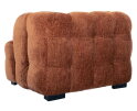 MUST Living fauteuil Mars - Glamour cinnamon - 75x102x95 cm