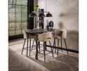Bartafel Marquina deens ovaal 140x75 cm - marmerlook