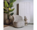 Belvi Fauteuil - fabric AJ3019-11 Beige (draaibaar)