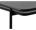 Salontafel Yuba vierkant metaal 75x75 cm - Zwart