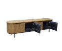 Tv meubel Lausanne 210cm teakhout- Naturel