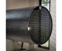 Hanglamp 7L koker XL mesh - Artic zwart