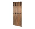 Kapstok Panel hoog 10H - Massief acacia bruin