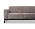 Hoekbank Avani met ottomane rechts - Taupe &ndash; 256x188x77 cm &ndash; Modern