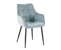 Eetkamerstoel Lucille Arm Perfect Harmony 72 Lichtblauw