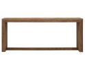 DTP home Lagoon bijzettafel rechthoekig teakhout naturel - 95 x 35 x 38 cm
