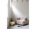 MUST Living Fauteuil Mars - Glamour sand - 75x102x95 cm