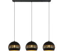 Hanglamp Trophy Bowl 3-lichts - Zwart | BY-OLAF