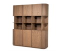 Kabinet Oslo 203x42cm - bruin | Eleonora