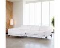 By-OLAF Hoekbank Fellow links – 3-zits met chaise longue  – Stof Grace 01 Natural - 264x161 cm
