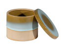 Packet Opbergpot Keramiek Caramel 10xØ14cm - BePureHome