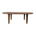 Salontafel Tide ovaal acacia 130x70x45 - Bruin