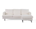 3 seater sofa CL L+R, fabric Abriamo, A920 natural