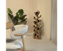 Wijnrek Suar hout organisch - 12 flessen - 102x25x18 cm