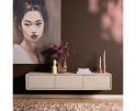 Zwevend tv meubel Allure Zand Mangohout 160 cm