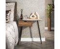 Nachtkastje 1L rechts Travino - Ceramic Travertine