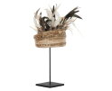Balinese hoed met schelpen en veren