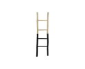 Decoratieve ladder - 45x4x150 - Naturel/zwart - Teak