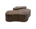 Salontafel Maya Teak XL shamrock set/2 - Massief teak espresso