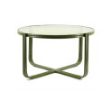Coffee table Groovy 63x63cm - groen | BY-BOO