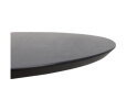 Tafelblad Zurich rond - ø130x3.8 - zwart - swiss edge - acaciahout