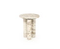 Side table Marmo 40x40cm - beige | BY-BOO