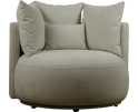 Fauteuil Ravi draaibaar - Loveseat - beige