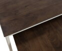 Kapstok Antigua met hoedenplank mangohout - 11 haken - walnoot - 100x35x27 cm