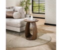 Bijzettafel flow D45 solid - Massief acacia glaze brown