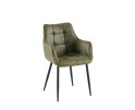 Eetkamerstoel Lucille Arm CEP 04 Army Groen 2 pieces a box