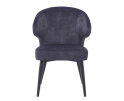 Eetkamerstoel Donna - Antraciet Velvet | Livingfurn
