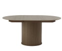Eettafel Nola rond uitschuifbaar &Oslash;120-167 cm eiken - Bruin