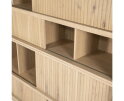 Boekenkast Milo 180x42cm - naturel | Eleonora