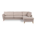 3 seater corner  right, fabric Inari 22, I460 beige, oak leg