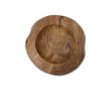 Fruitschaal large - ø38-45 cm - blank - teak