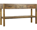 Sidetable Brent gerecycled hout naturel - 150 x 40 x 85 cm