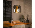 Hanglamp 1L drift glass - Smoke grey glas