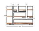 Wandplank Timber 40 cm