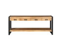 Sidetable Britt 180 cm mango metaal - Naturel | Meubelplaats