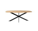 Eiken eettafel Ferris | Deens Ovaal 180 cm | Naturel